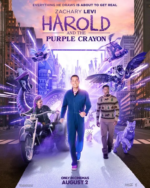 Harold and the Purple Crayon (2024) แฮโรลด์กับสีเทียนมหัศจรรย์ พากย์ไทย (จบ)